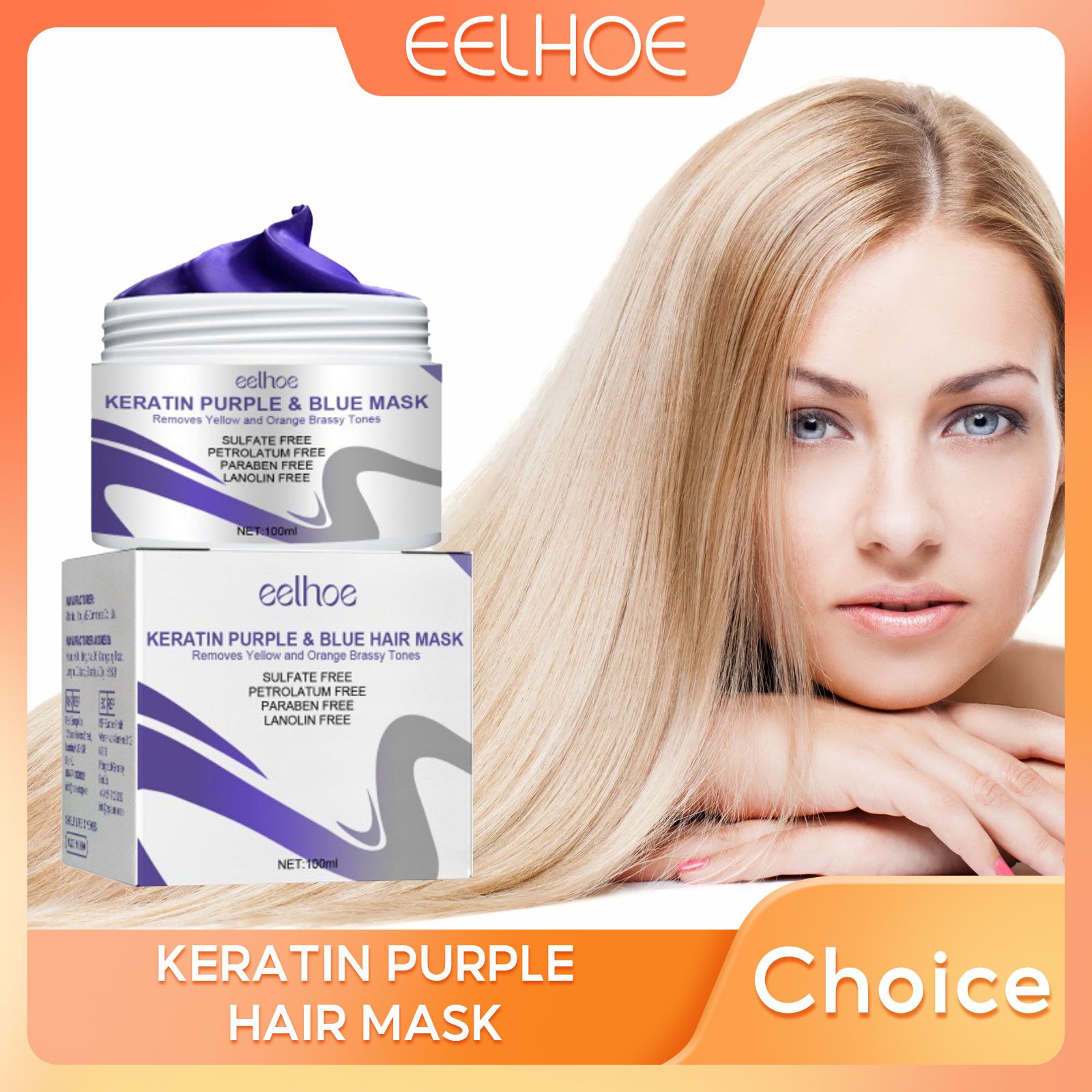 Hair Care Normal - Ontkrullend haarmasker Keratine Haarbehandeling Snelle reparatie