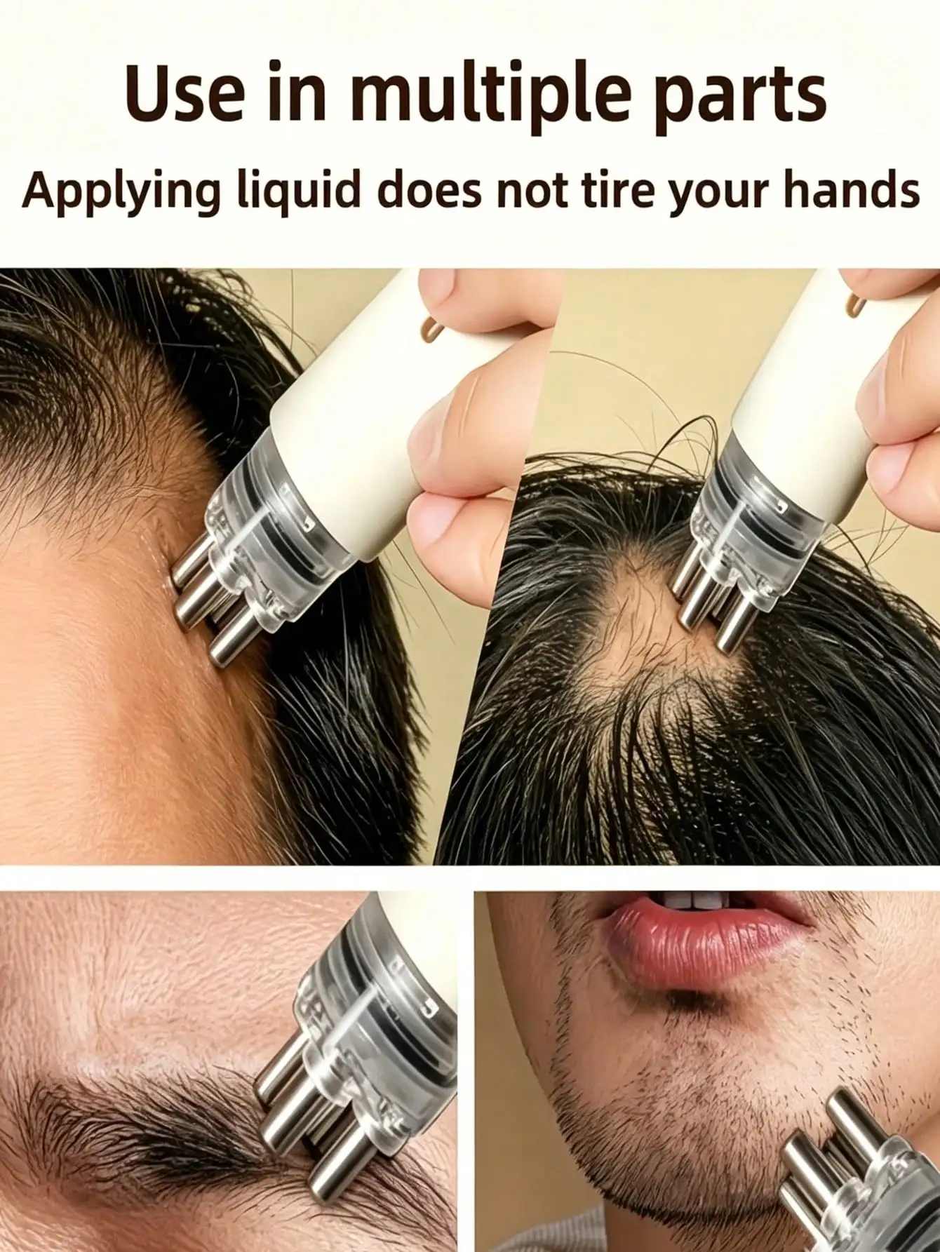 Hair Care Growth - Haarwortelapplicator Reisformaat Haargroeiserum Gidskam Roller Ball