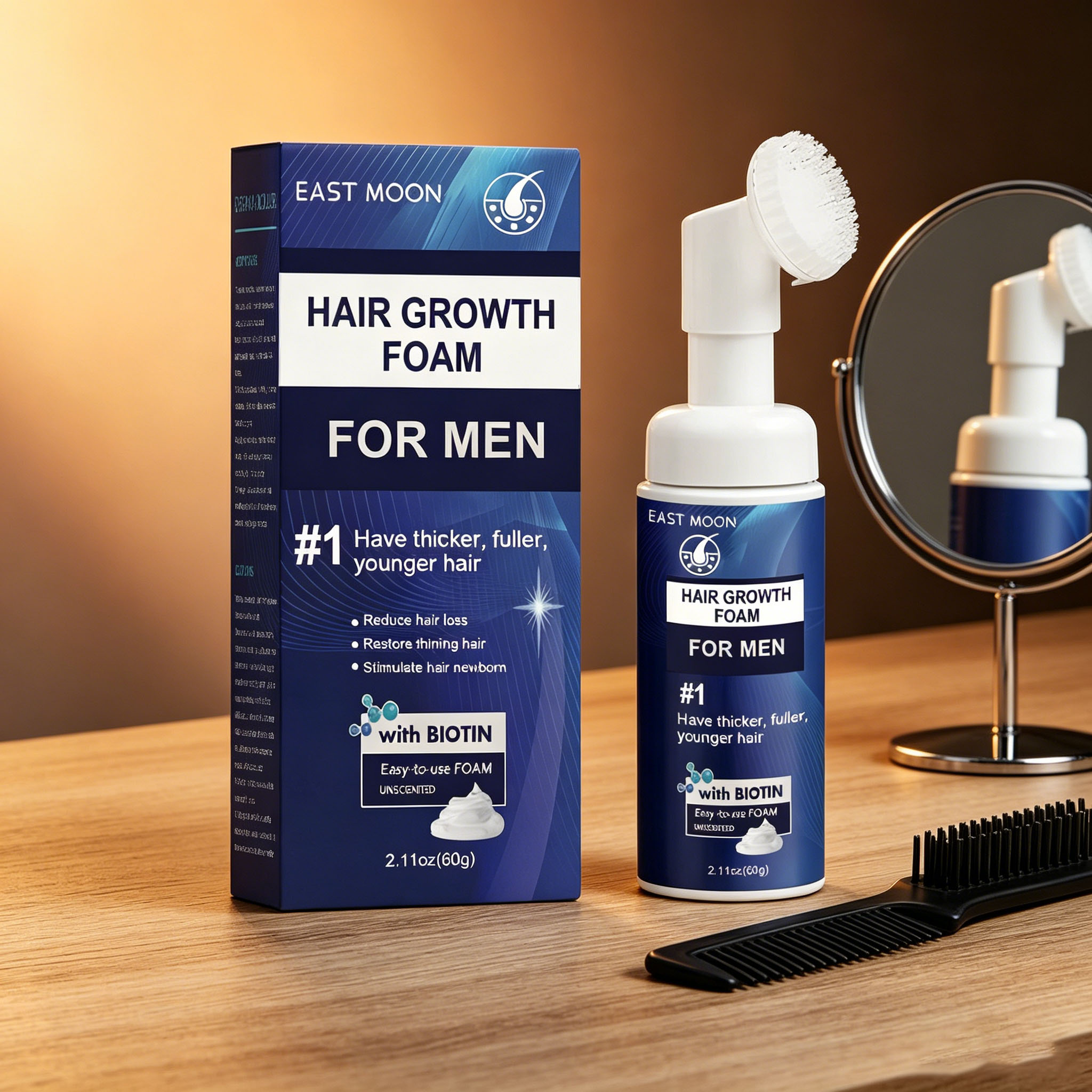 Haargroeischuim Siliconenborst - Hair Care Growth recensie en prijs