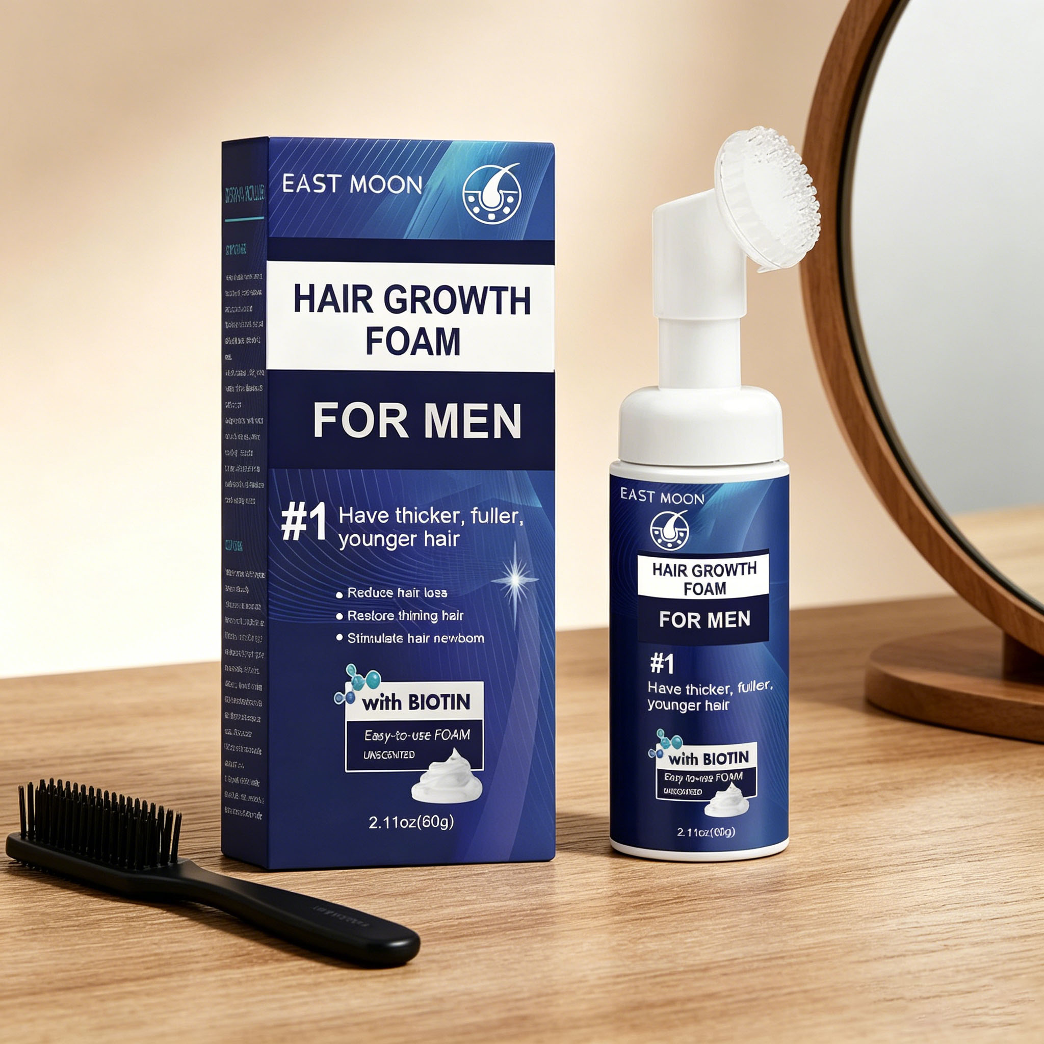 Haargroeischuim Siliconenborst - Hair Care Growth recensie en prijs