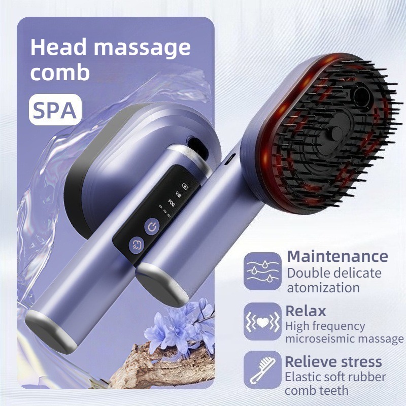 Mini siliconen hoofdmassagebor - Hair Care Essential Oil Atomizing recensie en prijs
