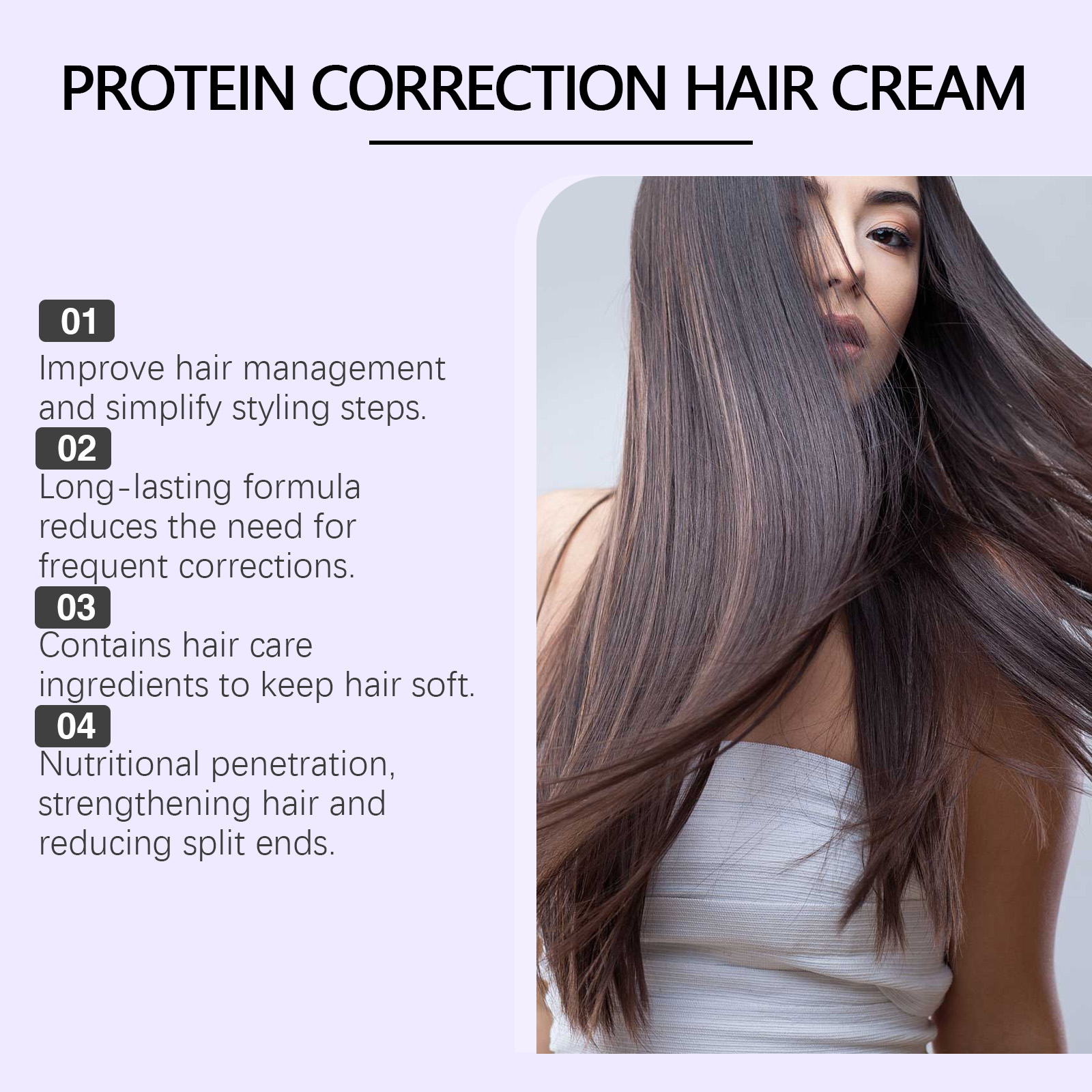 Proteïne Haarstrekcrème met Si - Hair Care Keratin recensie en prijs