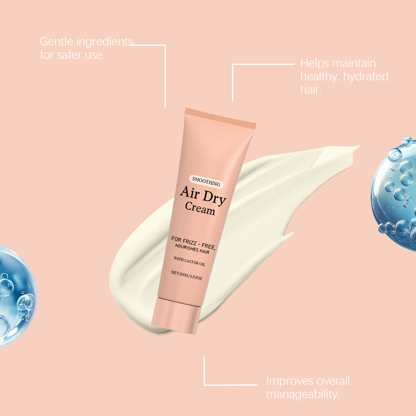 Air Dry Smoothing Hair Cream A - Hair Care Normal recensie en prijs